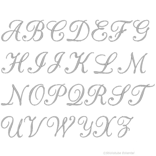 Muster von Schriftart
